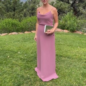 Revelry Peony Skye Chiffon Gown